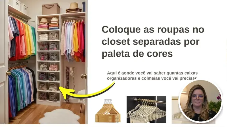 Cena da aula: Do primeiro dia ao closet pronto